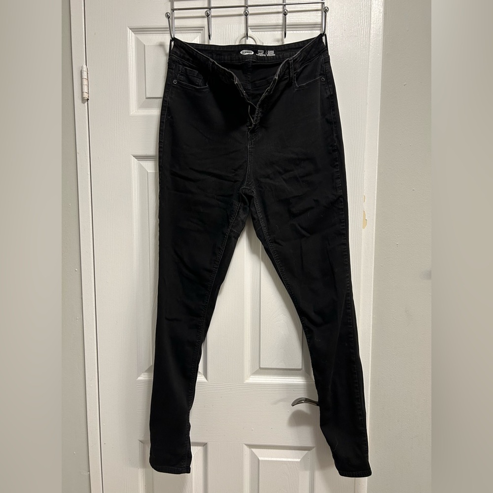 Old navy rockstar super skinny high rise jeans size 12